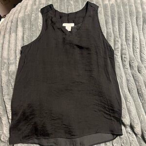 cupcakes & cashmere Black V-Neck Blouse